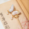 Butterfly-Hairpin-Handmade-Hanfu-Hair-Accessory-Intangible-Cultural-Heritage-Element-Headpiece-2 Butterfly Hairpin Handmade Hanfu Hair Accessory Intangible Cultural Heritage Element Headpiece