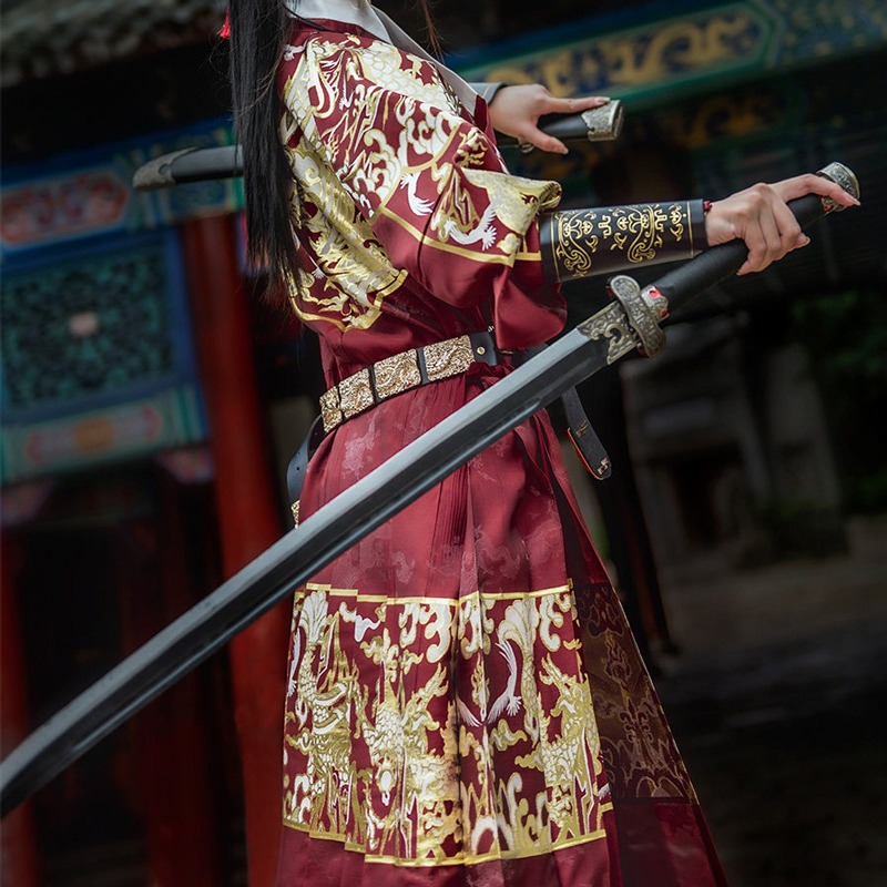 Hanfu-Ming-Dynasty-Robe-Martial-Arts-Style-Feiyu-Fu-Couple-Set-2 Hanfu Ming Dynasty Robe Martial Arts Style Feiyu Fu Couple Set