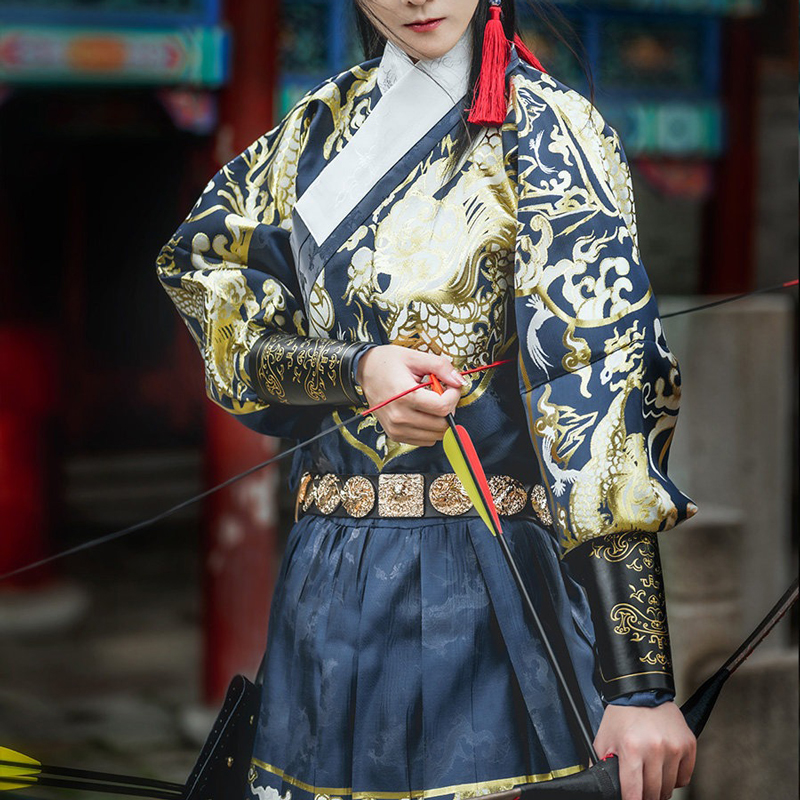 Hanfu-Ming-Dynasty-Robe-Martial-Arts-Style-Feiyu-Fu-Couple-Set-3 Hanfu Ming Dynasty Robe Martial Arts Style Feiyu Fu Couple Set