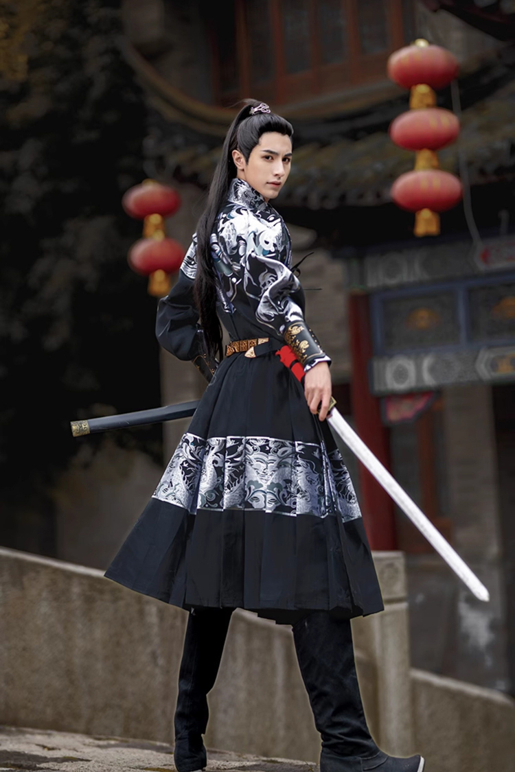 Ming Dynasty Feiyu Fu Couple Wuxia Set Tieli Clothing