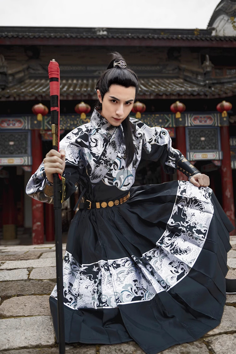 Ming Dynasty Feiyu Fu Couple Wuxia Set Tieli Clothing