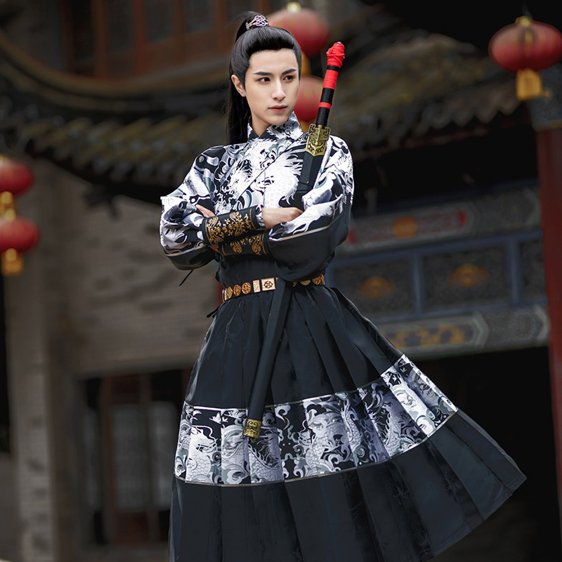 Ming-Dynasty-Feiyu-Fu-Couple-Wuxia-Set-Tieli-Clothing-2 Ming Dynasty Feiyu Fu Couple Wuxia Set Tieli Clothing