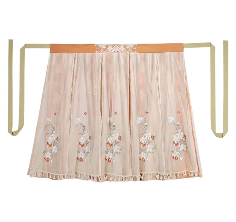 Spring Women Hanfu Set Song Dynasty Style Cute Vest Set