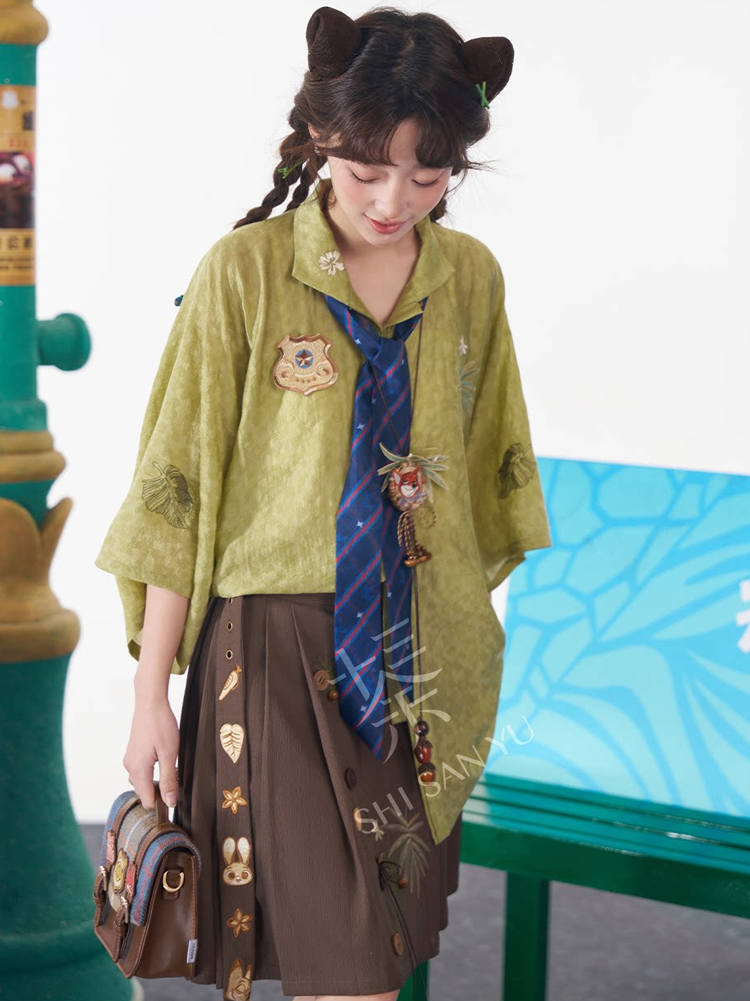 Summer Women Casual Hanfu Set Short Style Mamian Qun