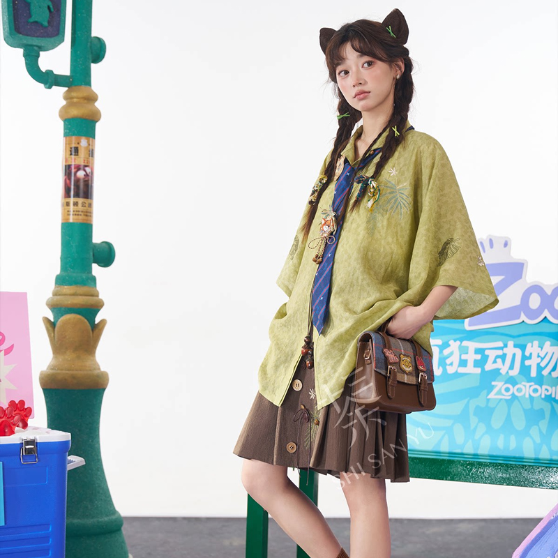 Summer-Women-Casual-Hanfu-Set-Short-Style-Mamian-Qun-2 Summer Women Casual Hanfu Set Short Style Mamian Qun