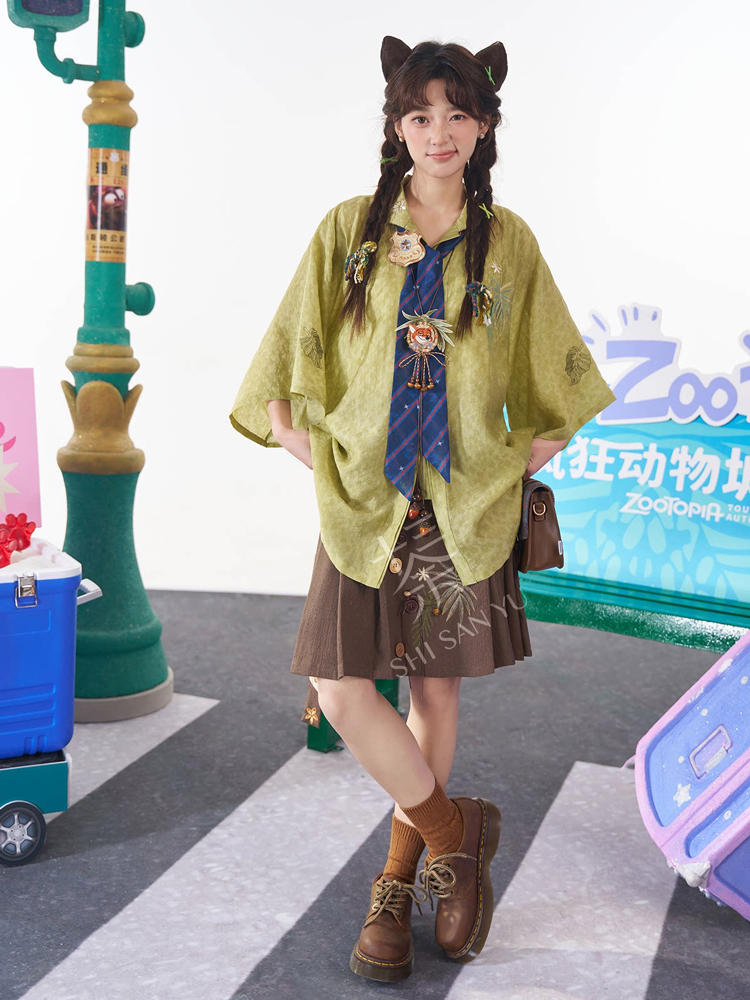 Summer Women Casual Hanfu Set Short Style Mamian Qun