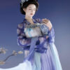 Tang-Dynasty-Inspired-Women's-Qixiong-Ruqun-Blue-and-White-Porcelain-Style-Ethereal-Ensemble-4 Tang Dynasty Inspired Women's Qixiong Ruqun Blue-and-White Porcelain Style Ethereal Ensemble
