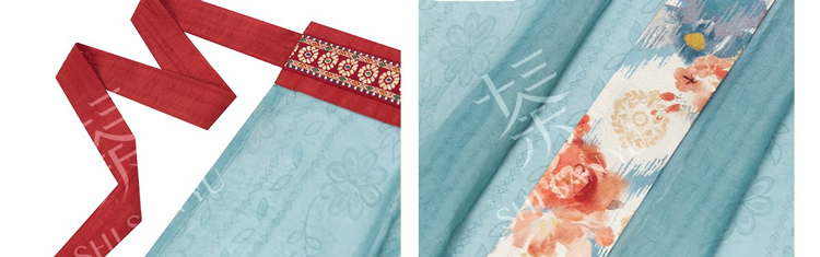 Tang Dynasty Style Women Hanfu Set in Tencel Fabric for Casual Daily Wear
