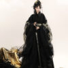 Wei-Jin-Style-Women-Hanfu-in-Black-Tones-Martial-Arts-Zhiju-4 Wei-Jin Style Women Hanfu in Black Tones Martial Arts Zhiju