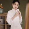 White-New-Chinese-Style-Engagement-Cheongsam-Long-Sleeved-Youthful-Style-Lace-Dress-for-Young-Women-2 White New Chinese-Style Engagement Cheongsam Long-Sleeved Youthful Style Lace Dress for Young Women