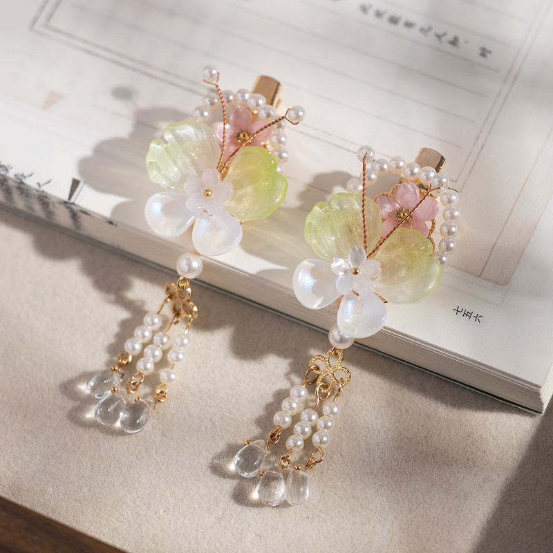 Butterfly-Hanfu-Children-Hairclip-Cute-Style-Cheongsam-Hair-Accessory-3 Butterfly Hanfu Children Hairclip Cute Style Cheongsam Hair Accessory