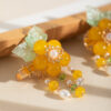 Cheongsam-style-Headpiece-with-Yellow-Flowers-Hanfu-Children's-Hair-Clip-4 Cheongsam-style Headpiece with Yellow Flowers Hanfu Children's Hair Clip