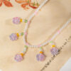 Hanfu-Necklace-Purple-Yingluo-Ethereal-Spring-Ancient-Style-Accessory-4 Hanfu Necklace Purple Yingluo Ethereal Spring Ancient Style Accessory
