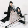Men-Hanfu-Set-Ming-Dynasty-Style-Daopao-with-Calligraphy-Elements-1 Men Hanfu Set Ming Dynasty Style Daopao with Calligraphy Elements