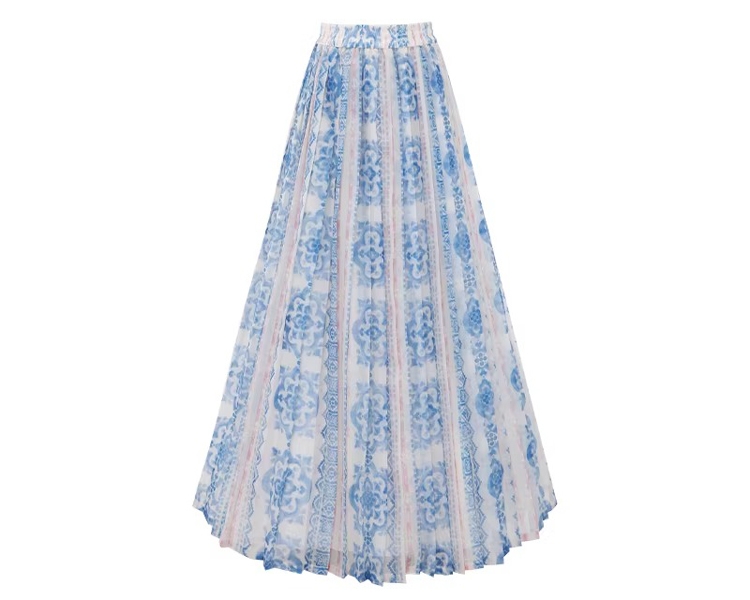 Summer Casual Set Fashionable Hanfu-Inspired Denim-Element Ensemble
