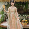 Tang-Style-Teenage-Girl-Qixiong-Shanqun-Modern-Take-on-Traditional-Chinese-Summer-Hanfu-2 Tang Style Teenage Girl Qixiong Shanqun Modern Take on Traditional Chinese Summer Hanfu