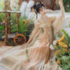 Tang-Style-Teenage-Girl-Qixiong-Shanqun-Modern-Take-on-Traditional-Chinese-Summer-Hanfu-3 Tang Style Teenage Girl Qixiong Shanqun Modern Take on Traditional Chinese Summer Hanfu