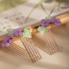 Women-Hanfu-Hair-Clip-Simple-Purple-Grape-Hair-Accessory-2 Women Hanfu Hair Clip Simple Purple Grape Hair Accessory