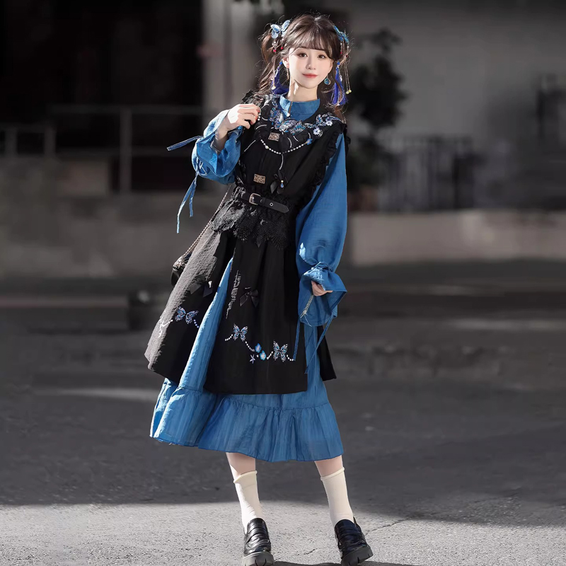 Women-Spring-Fashion-Ming-Dynasty-Inspired-Hanfu-Style-Dress-1 Midnight Flutter