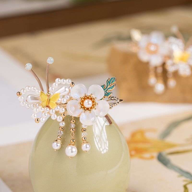 Children-Hair-Accessories-Butterfly-Hair-Clips-Bu-Yao-Tassel-Clips-Hanfu-Accessories-4 Children Hair Accessories Butterfly Hair Clips Bu Yao Tassel Clips Hanfu Accessories