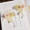 Children-Hanfu-Accessories-Green-Lily-of-the-Valley-Flower-Matching-Clips-for-Girls-Classical-Accessories-1 Verdant Lily