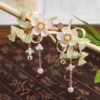 Children-Hanfu-Accessories-Green-Lily-of-the-Valley-Flower-Matching-Clips-for-Girls-Classical-Accessories-4 Children Hanfu Accessories Green Lily of the Valley Flower Matching Clips for Girls Classical Accessories