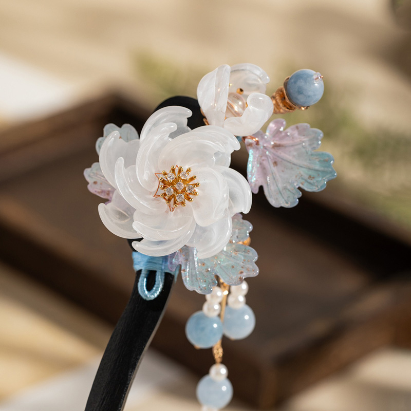 Hanfu-Plum-Blossom-Wooden-Hairpin-for-Women-Ancient-Style-Qipao-Hair-Accessory-2 Hanfu Plum Blossom Wooden Hairpin for Women Ancient-Style Qipao Hair Accessory