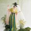 Traditional-Tang-Dynasty-Hanfu-Set-Everyday-Spring-Women-Attire-1 Traditional Tang Dynasty Hanfu Set Everyday Spring Women Attire