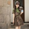 Women-Fashionable-Ming-Dynasty-Inspired-Hanfu-Forest-Themed-Spring-Set-4 Women Fashionable Ming Dynasty Inspired Hanfu Forest Themed Spring Set