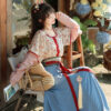 Women-Hanfu-Tang-Dynasty-Style-Qiyao-New-Spring-Collection-for-Everyday-Wear-2 Women Hanfu Tang Dynasty Style Qiyao New Spring Collection for Everyday Wear