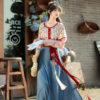 Women-Hanfu-Tang-Dynasty-Style-Qiyao-New-Spring-Collection-for-Everyday-Wear-3 Women Hanfu Tang Dynasty Style Qiyao New Spring Collection for Everyday Wear