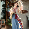 Women-Hanfu-Tang-Dynasty-Style-Qiyao-New-Spring-Collection-for-Everyday-Wear-4 Women Hanfu Tang Dynasty Style Qiyao New Spring Collection for Everyday Wear