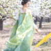 Women-Spring-Green-Tang-Dynasty-Qixiong-Shanqun-Hanfu-Set-3 Women Spring Green Tang Dynasty Qixiong Shanqun Hanfu Set