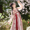 Women-Tang-Dynasty-Hanfu-Set-Qixiong-Style-Strawberry-Design-Fresh-Casual-4 Women Tang Dynasty Hanfu Set Qixiong Style Strawberry Design Fresh Casual