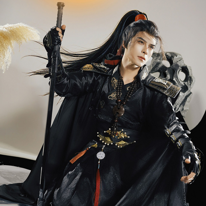 Black-Wuxia-Hanfu-Cosplay-Men-Xianxia-Style-Costume-Set-2 Black Wuxia Hanfu Cosplay Men Xianxia-Style Costume Set