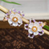 Classic-Children-Hanfu-Hair-Clip-Purple-Floral-Hair-Accessory-2 Classic Children Hanfu Hair Clip Purple Floral Hair Accessory
