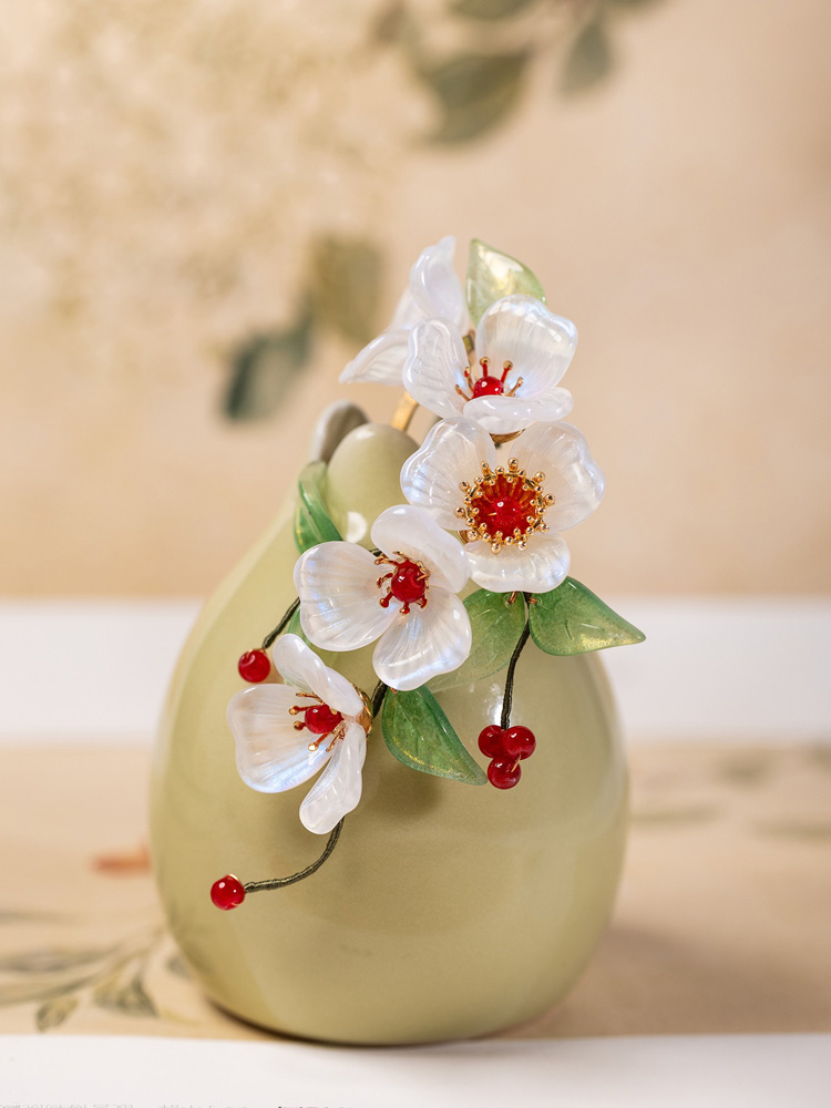 Creative Hanfu Hairpins Classic Floral Accessories and Headpieces for Qipao Outfits