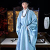 Hanfu-Daopao-Set-with-Dahu-Retro-Style-Ming-Dynasty-Men-Outfit-4 Hanfu Daopao Set with Dahu Retro-Style Ming Dynasty Men Outfit