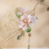 Hanfu-Hair-Accessory-Pink-Lotus-Flower-for-Summer-Outfits-4 Hanfu Hair Accessory Pink Lotus Flower for Summer Outfits