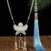 Hanfu-Mamian-Qun-Yingluo-Accessories-Long-Necklace-Cheongsam-Ornaments-4 Hanfu Mamian Qun Yingluo Accessories Long Necklace Cheongsam Ornaments