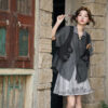 Modern Summer Women Casual Set Ming-Style Short Mamian Qun Set