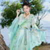 Summer-Women-Casual-Tang-Dynasty-Hanfu-Set-Daji-Style-Cosplay-2 Summer Women Casual Tang Dynasty Hanfu Set Daji-Style Cosplay
