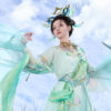Summer-Women-Casual-Tang-Dynasty-Hanfu-Set-Daji-Style-Cosplay-4 Summer Women Casual Tang Dynasty Hanfu Set Daji-Style Cosplay