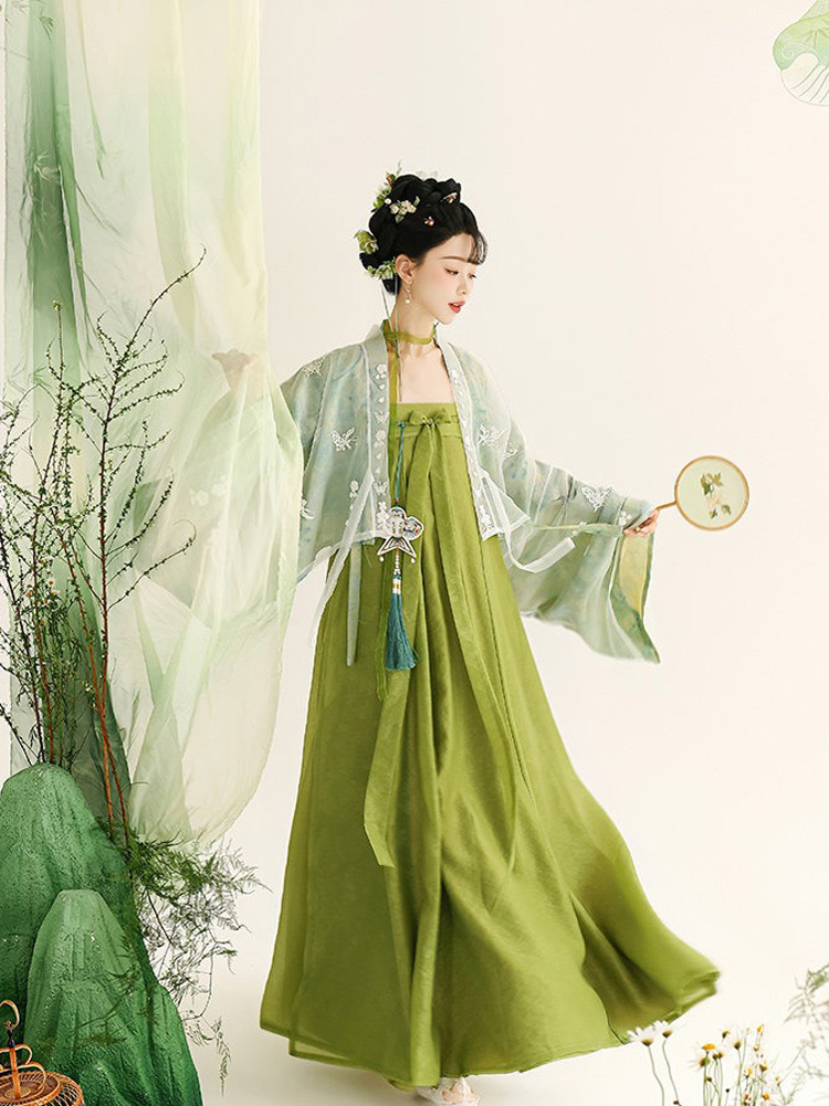 Summer Women Tang Dynasty Hanfu Famensi Style Qixiong Shanqun