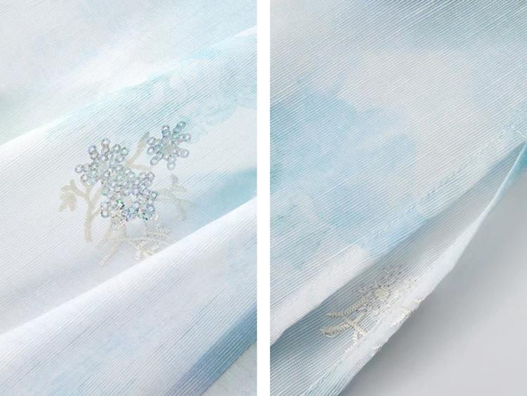 Women Hanfu Round-Neck Robe Tang Dynasty-Style Casual Wear