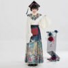 Women Ming Dynasty style Hanfu Scholar's Robe Set with Yujian Mamian Skirt