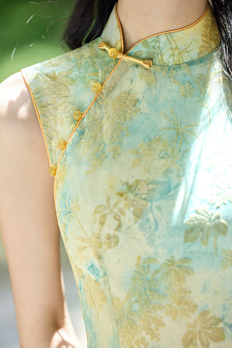 Women New Summer Qipao Daily Sleeveless Casual Dress