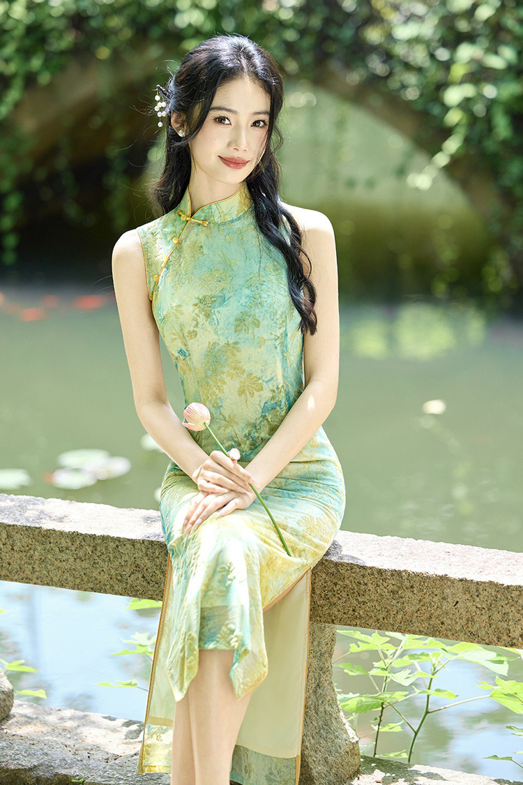 Women New Summer Qipao Daily Sleeveless Casual Dress