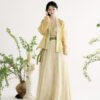 Women-Song-Dynasty-Hanfu-Qiyao-Ruqun-Casual-Elegant-Set-1 Women Song Dynasty Hanfu Qiyao Ruqun Casual Elegant Set