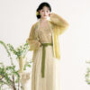 Women-Song-Dynasty-Hanfu-Qiyao-Ruqun-Casual-Elegant-Set-2 Women Song Dynasty Hanfu Qiyao Ruqun Casual Elegant Set
